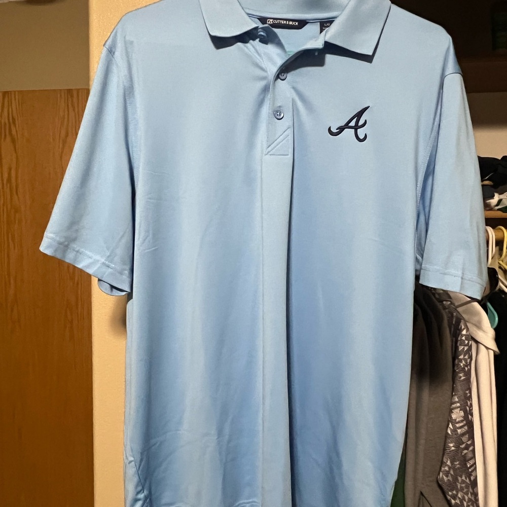 Cutter & Buck Blue Athletic Polo Shirt